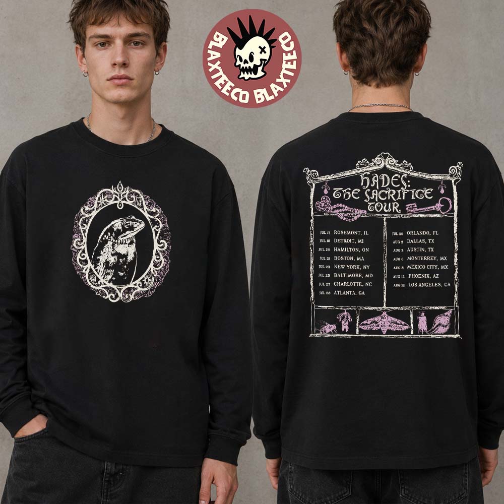 Melanie Martinez Hades The Sacrifice Tour 2026 Merch The Frog Portrait Long Sleeve Tee Melanie Martinez Hades The Sacrifice Tour 2026 Merch The Frog Portrait Long Sleeve Tee