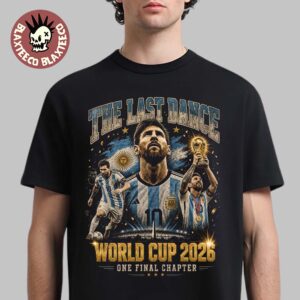 Messi The Last Dance World Cup 2026 Final Portrait Vintage Bootleg T-Shirt