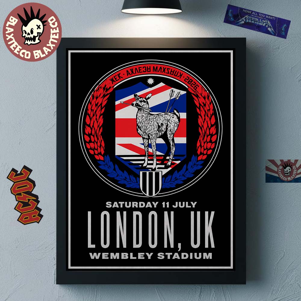 My Chemical Romance London UK Wembley Stadium 2026 Exclusive Poster On 11 July 2026 Home Decor Poster Canvas My Chemical Romance London UK Wembley Stadium 2026 Exclusive Poster On 11 July 2026 Home Decor Poster Canvas