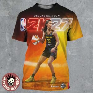 NBA 2K27 Caitlin Clark Deluxe Edition Cover Athlete All Over Print Shirt