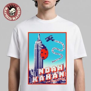 Noah Kahan Live In New York 2026 Gig Concept Poster At City Field On July 18 And 19 2026 King Kong Ladybugs Art T-Shirt