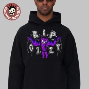 Ozzy Osbourne X Neckface Tribute Tee Rip Ozzy Purple Flame Bat Devil Hoodie