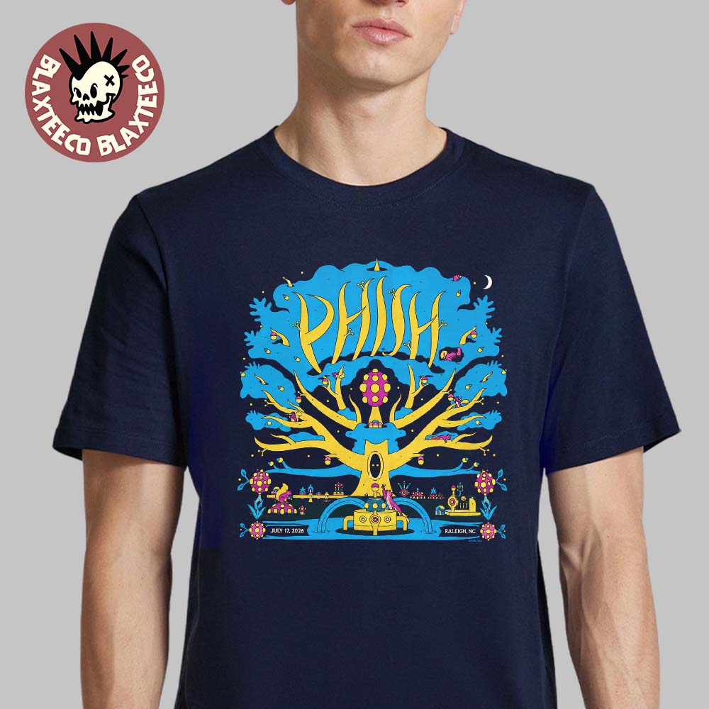 Phish Dry Goods Raleigh North Carolina 2026 Event Tee On July 17 2026 Unisex T-Shirt Phish Dry Goods Raleigh North Carolina 2026 Event Tee On July 17 2026 Unisex T-Shirt
