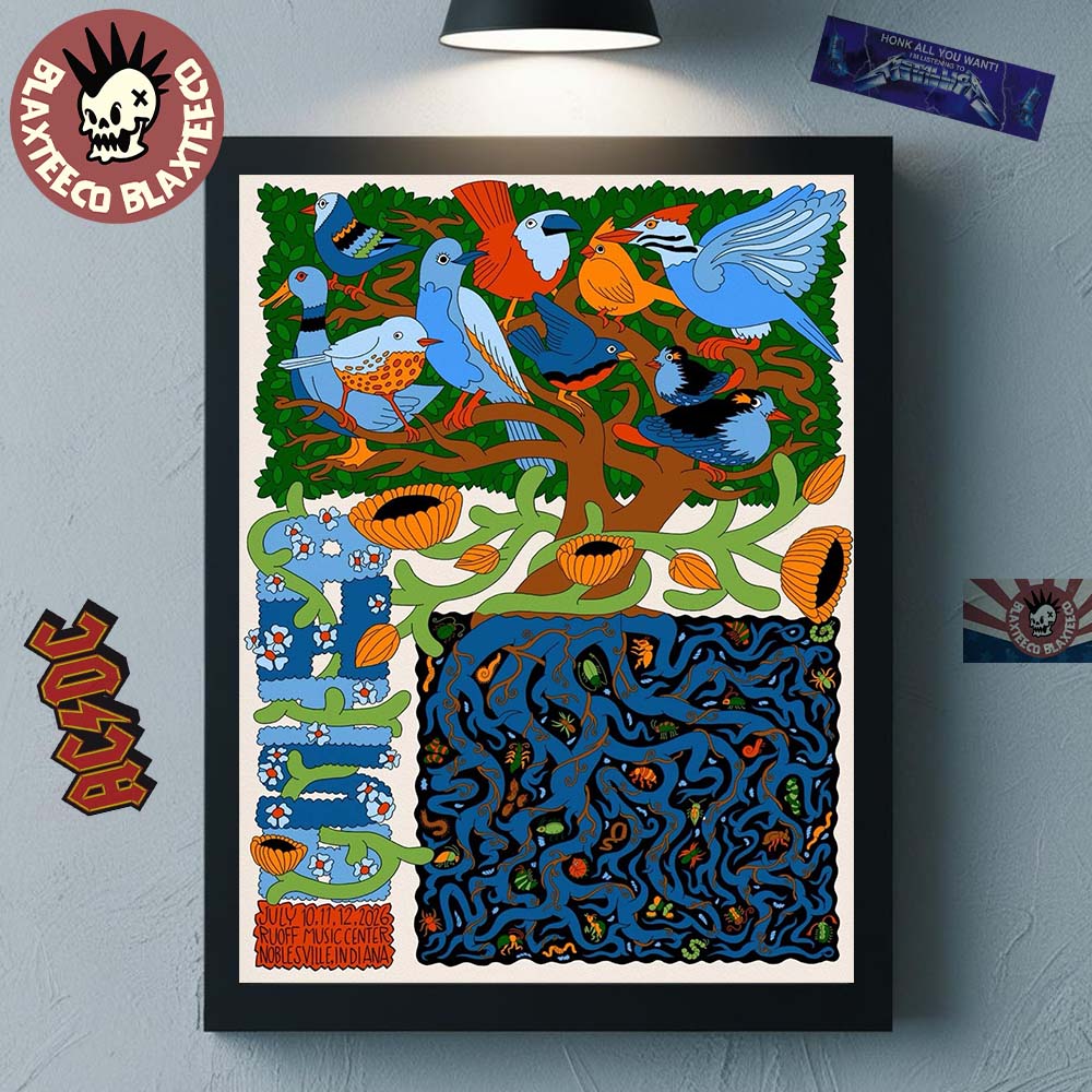 Phish Noblesville Indiana 2026 Limited Edition Event Poster At Ruoff Music Center On July 10 11 12 2026 Home Decor Poster Canvas Phish Noblesville Indiana 2026 Limited Edition Event Poster At Ruoff Music Center On July 10 11 12 2026 Home Decor Poster Canvas