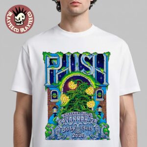 Phish Savannah Georgia 2026 LE Poster At Enmarket Arena On July 14 And 15 2026 Premium T-Shirt