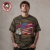Post Malone Celebrate USA 4th Of July 2026 250 Big Ass World Tour Merch Desert Camo T-Shirt