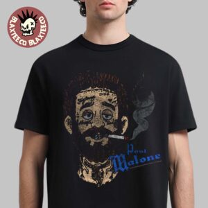 Post Malone X Cheatin Snakes 2026 Big Ass Stadium Tour Merch Cigarette T-Shirt