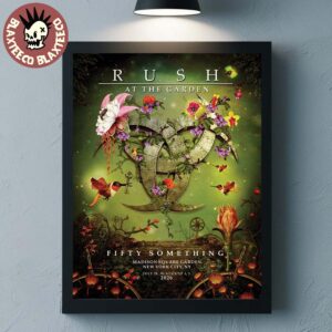 Rush Madison Square Garden New York City 2026 Event Poster Fifty Something Tour On July 28 30 August 1 And 3 2026 Home Decor Poster Canvas