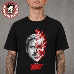 Ryan Gosling Ghost Rider 2028 Split Face T-Shirt