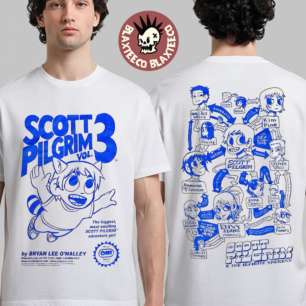 Scott Pilgrim Vol 3 Mario Tanooki SDCC 2026 Exclusive Oni Press T-Shirt Scott Pilgrim Vol 3 Mario Tanooki SDCC 2026 Exclusive Oni Press T-Shirt