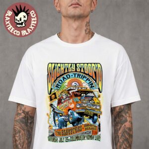 Slightly Stoopid Road Trippin Columbus Ohio 2026 Event Poster At Kemba Live On July 25 2026 Unisex T-Shirt