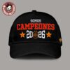 Spain National Football Team 2026 FIFA World Cup Champions Vamos Espana Campeones Adidas Black Cap Hat Snapback Spain National Football Team 2026 FIFA World Cup Champions Vamos Espana Campeones Adidas Black Cap Hat Snapback
