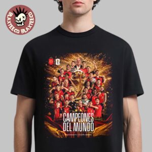 Spain National Football Team 2026 FIFA World Cup Champions Vamos Espana Campeones Del Mundo Unisex T-Shirt