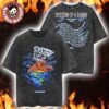 System Of A Down EU And UK Tour 2026 Merch Official Art With Dates Vintage Washed Tee