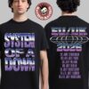 System Of A Down EU And UK Tour 2026 Merch Official Art With Dates Two Sided T-Shirt
