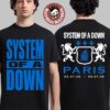 System Of A Down Paris France 2026 Specific Venue Poster At Stade De France On July 2 And 4 2026 Baroque The Phantom of the Opera Art T-Shirt