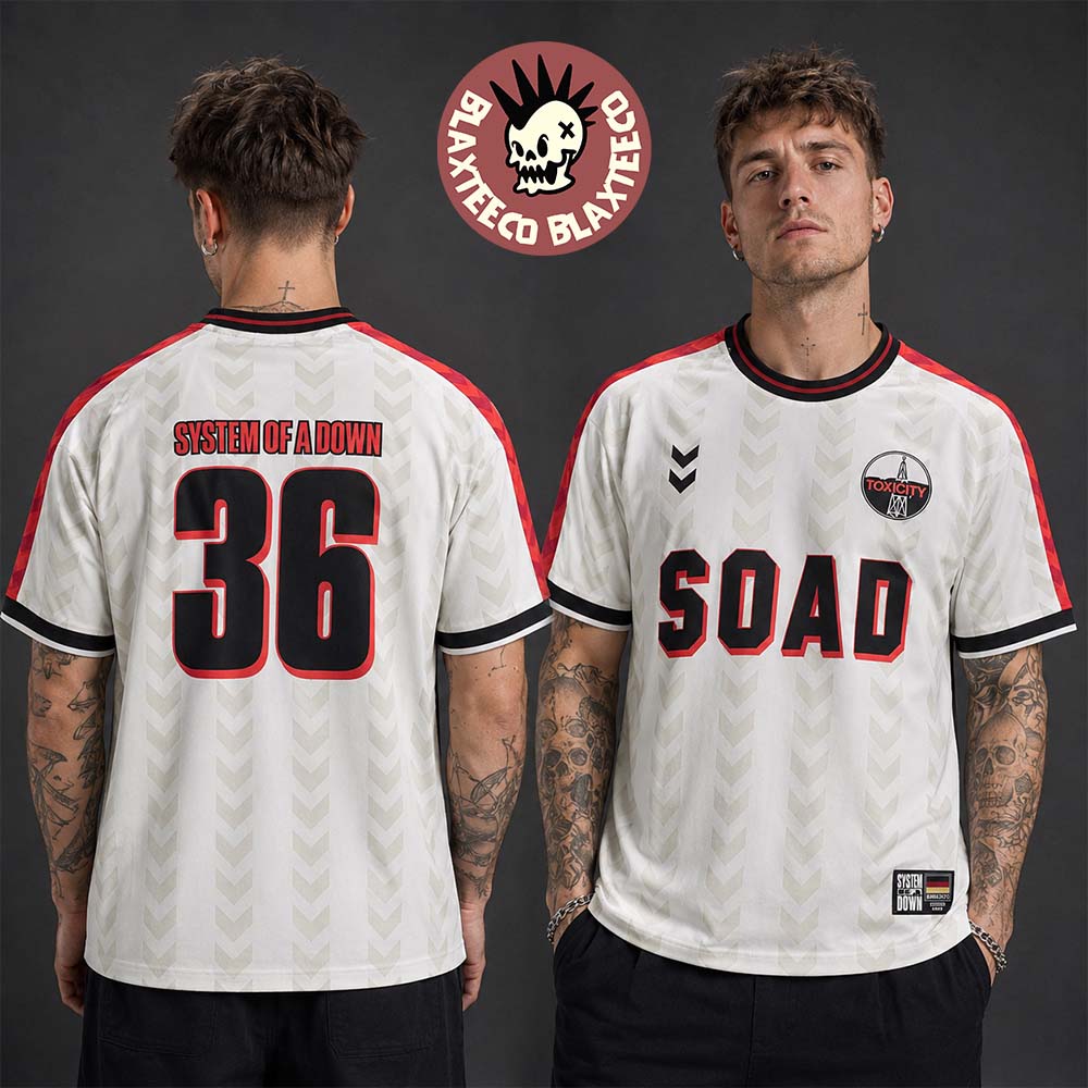 System Of A Down SOAD Berlin Germany 2026 Pop Up Exclusive Merch July 8 2026 White Hummel Jersey System Of A Down SOAD Berlin Germany 2026 Pop Up Exclusive Merch July 8 2026 White Hummel Jersey