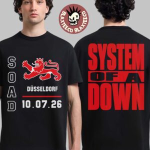 System Of A Down SOAD Dusseldorf Germany 2026 Exclusive Event Tee At Open Air Park On 10 July 2026 T-Shirt