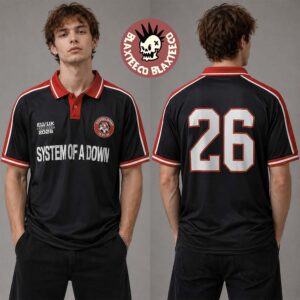 System Of A Down SOAD Dusseldorf Germany 2026 Exclusive Merch Polo Jersey At Open Air 10 July 2026 Football Jersey
