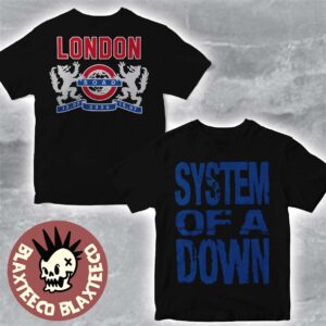 System Of A Down SOAD London UK 2026 Exclusive Tee At Tottenham Stadium On 13 And 15 July 2026 Two Sided T-Shirt