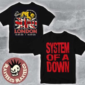 System Of A Down SOAD London UK 2026 Pop Up Shop Merch Tee At Tottenham Stadium On 13 And 15 July 2026 T-Shirt