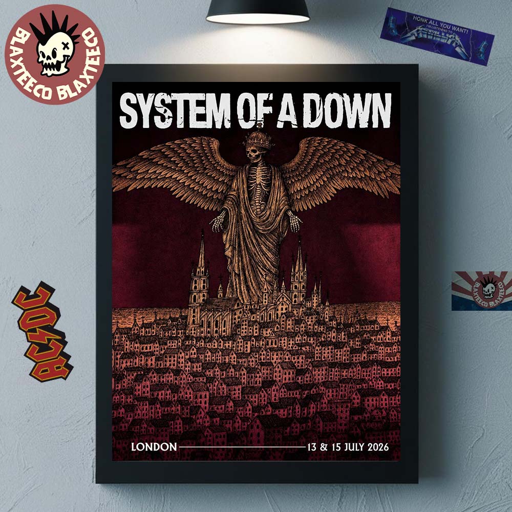 System Of A Down SOAD London UK 2026 Pop Up Shop Poster At Tottenham Stadium On 13 And 15 2026 Home Decor Poster Canvas System Of A Down SOAD London UK 2026 Pop Up Shop Poster At Tottenham Stadium On 13 And 15 2026 Home Decor Poster Canvas