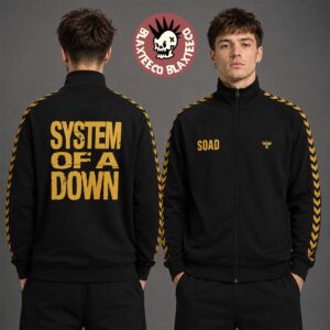 System Of A Down SOAD UK And EU Tour 2026 Merch Standing Neck Zipper Jacket