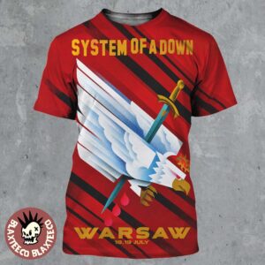 System Of A Down SOAD Warsaw Poland 2026 Exclusive Venue Poster At PGE Narodowy On 18 And 19 July 2026 All Over Print Shirt