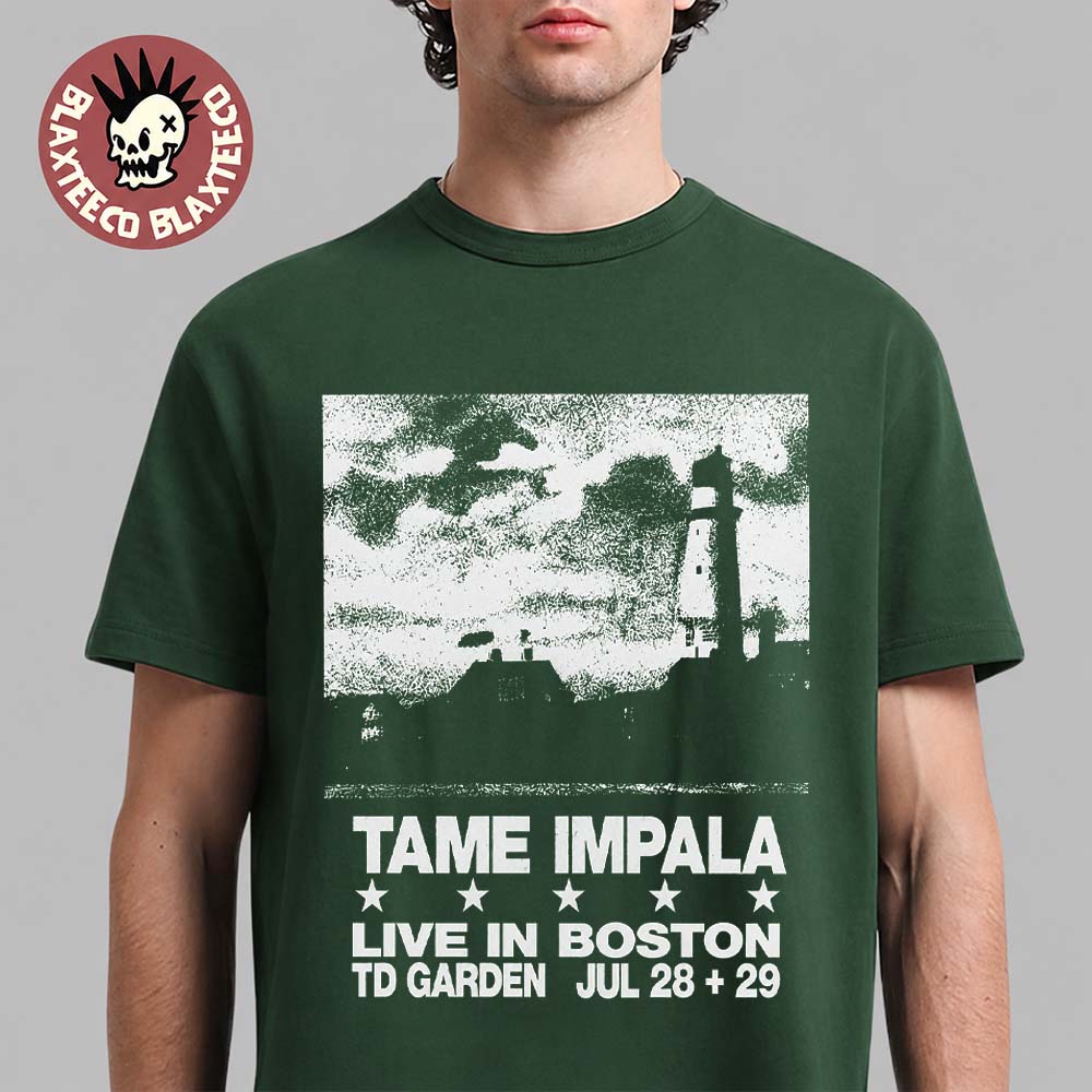 Tame Impala And DJO Live In Boston 2026 Event Poster Deadbeat Tour At TD Garden On July 28 And 29 2026 T-Shirt Tame Impala And DJO Live In Boston 2026 Event Poster Deadbeat Tour At TD Garden On July 28 And 29 2026 T-Shirt