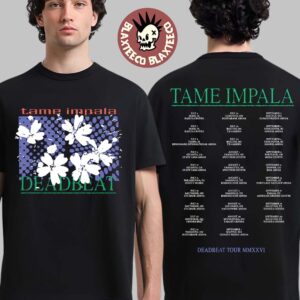 Tame Impala With Djo Deadbeat Tour 2026 Merch Flower T-Shirt