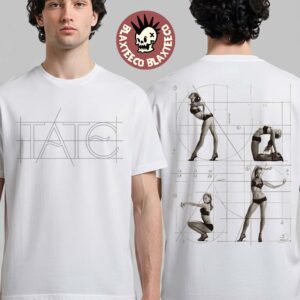 Tate McRae Lollapalooza Chicago 2026 Exclusive Mech Tee TM4 Album Two Sided T-Shirt