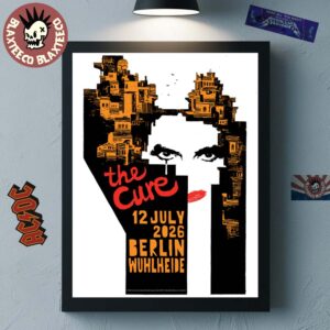 The Cure Berlin Germany Night 3 2026 Limited Edition Event Poster At Wuhlheide On 12 July 2026 Home Decor Poster Canvas