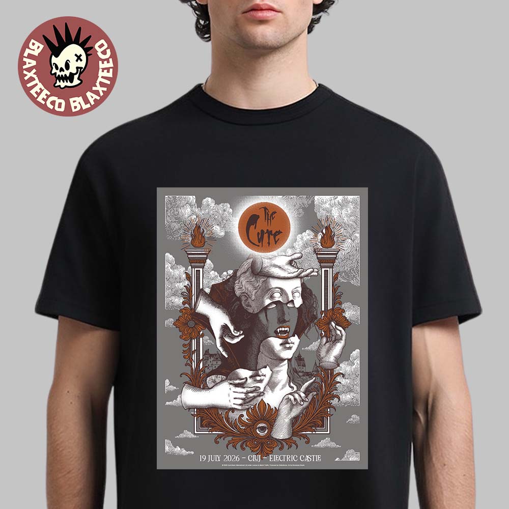 The Cure Cluj Romania 2026 Limited Edition Event Tee At Electric Castle On 19 July 2026 Premium T-Shirt The Cure Cluj Romania 2026 Limited Edition Event Tee At Electric Castle On 19 July 2026 Premium T-Shirt