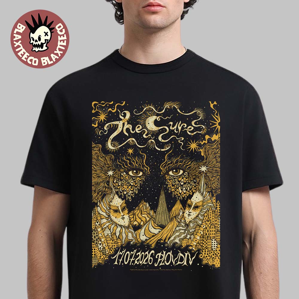 The Cure Plovdiv Bulgaria 2026 Phill Good Festival Limited Edition Event Tee On 17 July 2026 Unisex T-Shirt The Cure Plovdiv Bulgaria 2026 Phill Good Festival Limited Edition Event Tee On 17 July 2026 Unisex T-Shirt