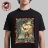 Claypool Gold Primus Claypool Lennon Delirium And Frog Brigade San Diego California 2026 Event Poster At Gallagher Square On July 1 2026 T-Shirt