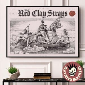 The Red Clay Strays Columbia MD 2026 Exclusive Event Poster July 30 2026 Home Decor Poster Canvas