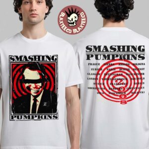The Smashing Pumkins 2026 Tour Up Shop Exclusive Merch Bullseye T-Shirt