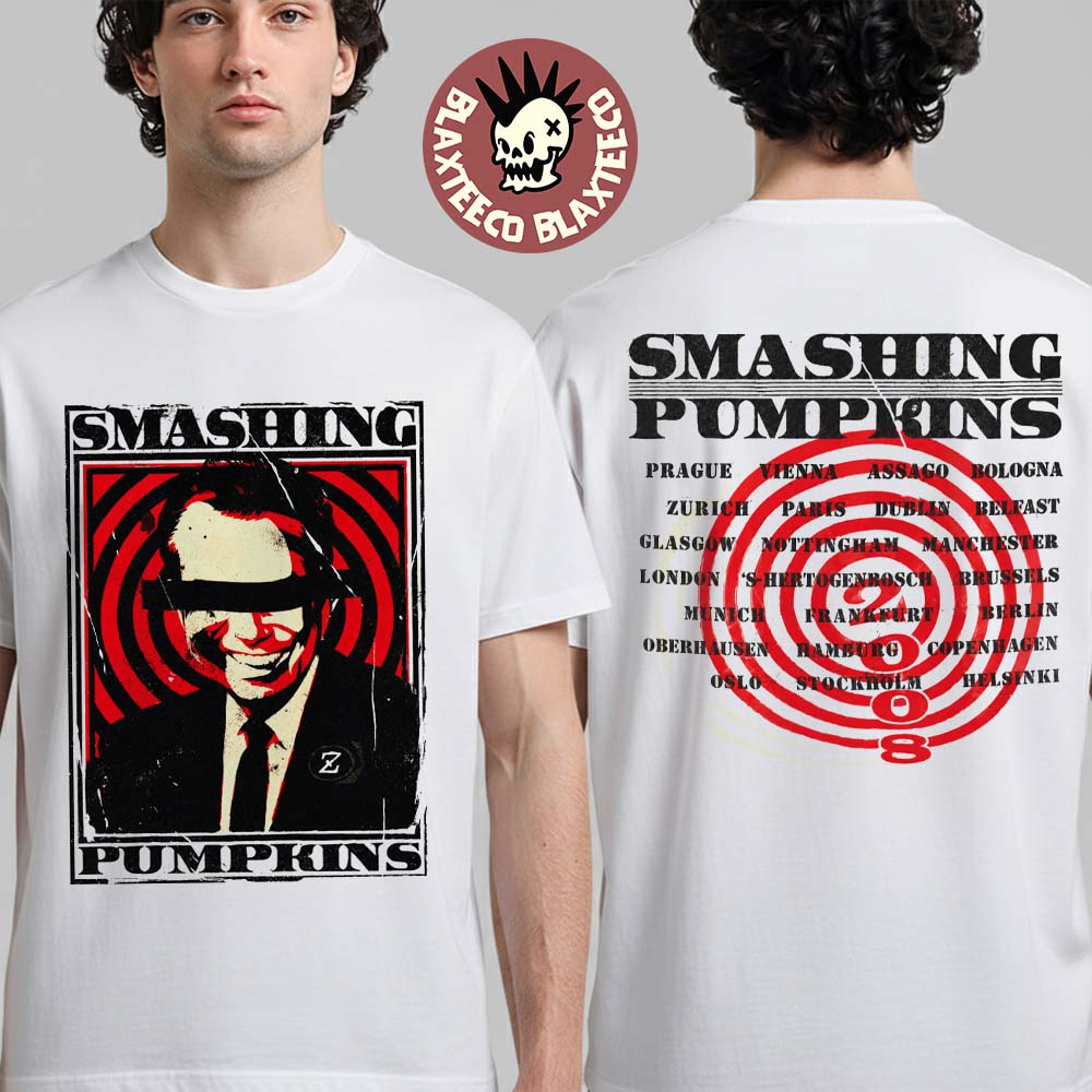 The Smashing Pumkins 2026 Tour Up Shop Exclusive Merch Bullseye T-Shirt The Smashing Pumkins 2026 Tour Up Shop Exclusive Merch Bullseye T-Shirt