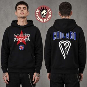 The Smashing Pumpkins X Chicago Cubs 2026 Chicago IL Pop Up Shop Exclusive Merch Logo Hoodie