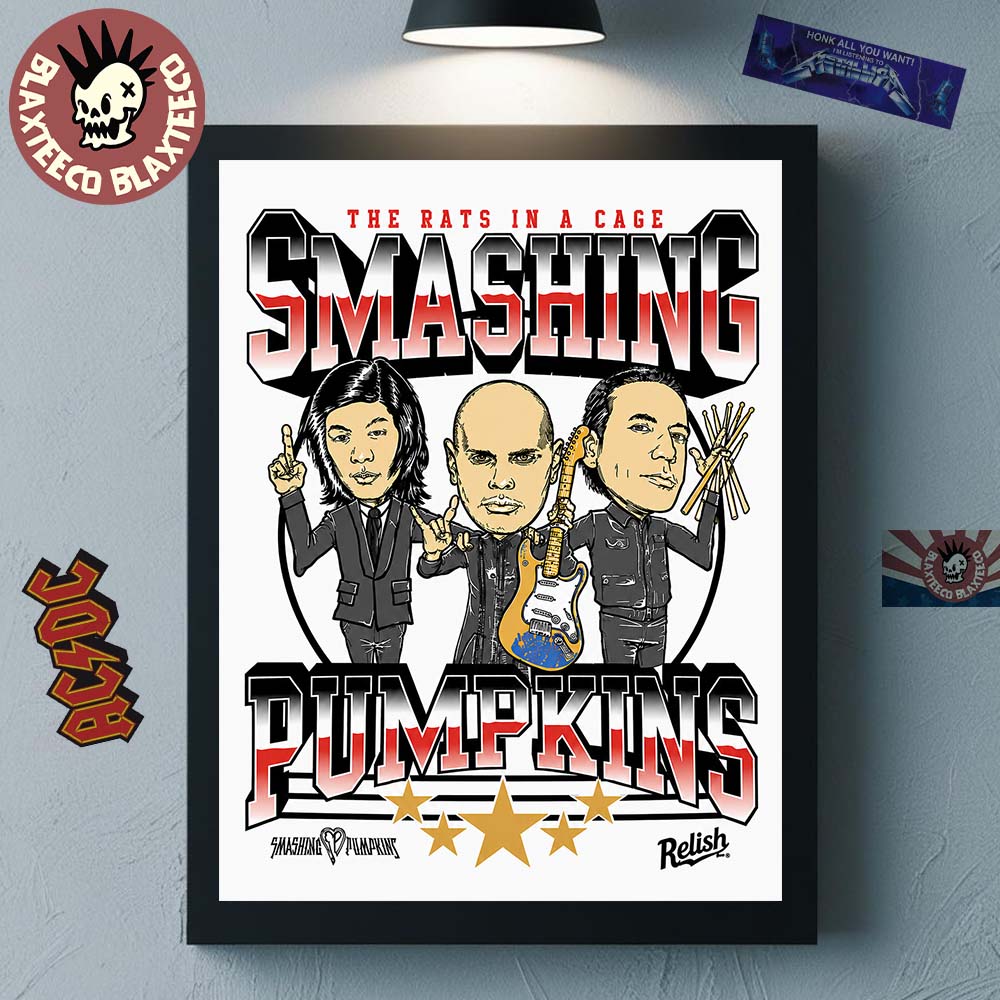 The Smashing Pumpkins X Relish Chicago IL 2026 Pop Up Shop Merch Poster At Riviera Theatre July 29 2026 Home Decor Poster Canvas The Smashing Pumpkins X Relish Chicago IL 2026 Pop Up Shop Merch Poster At Riviera Theatre July 29 2026 Home Decor Poster Canvas