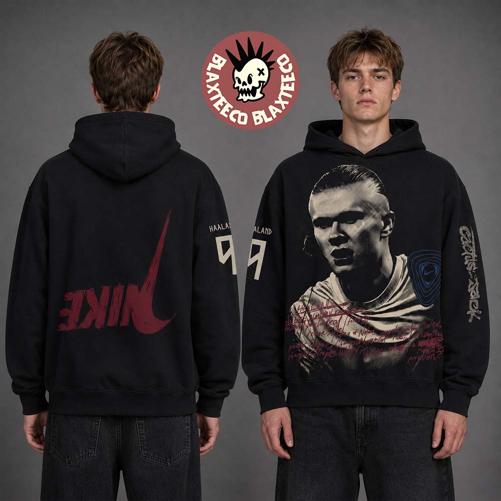 Travis Scott Catus Jack X Nike Athletes Series Haaland Hoodie Travis Scott Catus Jack X Nike Athletes Series Haaland Hoodie