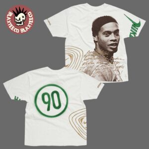 Travis Scott Catus Jack X Nike Athletes Series Ronaldinho R10 T-Shirt