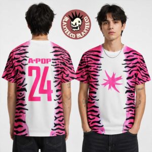 Tyla A Pop Merch Airbrush Tyger Jersey Tee