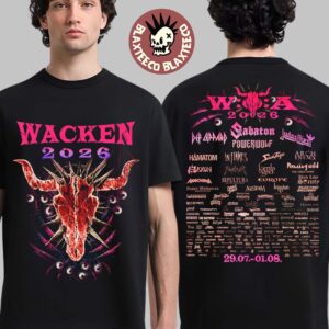 Wacken Open Air 2026 Festival The Anniversary Merch Crazy Eyes T-Shirt