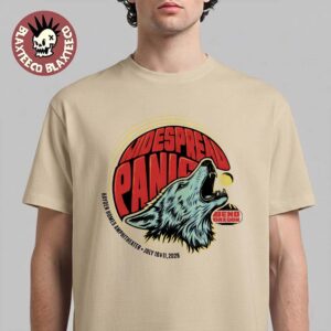Widespread Panic Bend Oregon 2026 Event Tee At Hayden Homes Amphitheater On July 10 And 11 2026 The Wolf T-Shirt