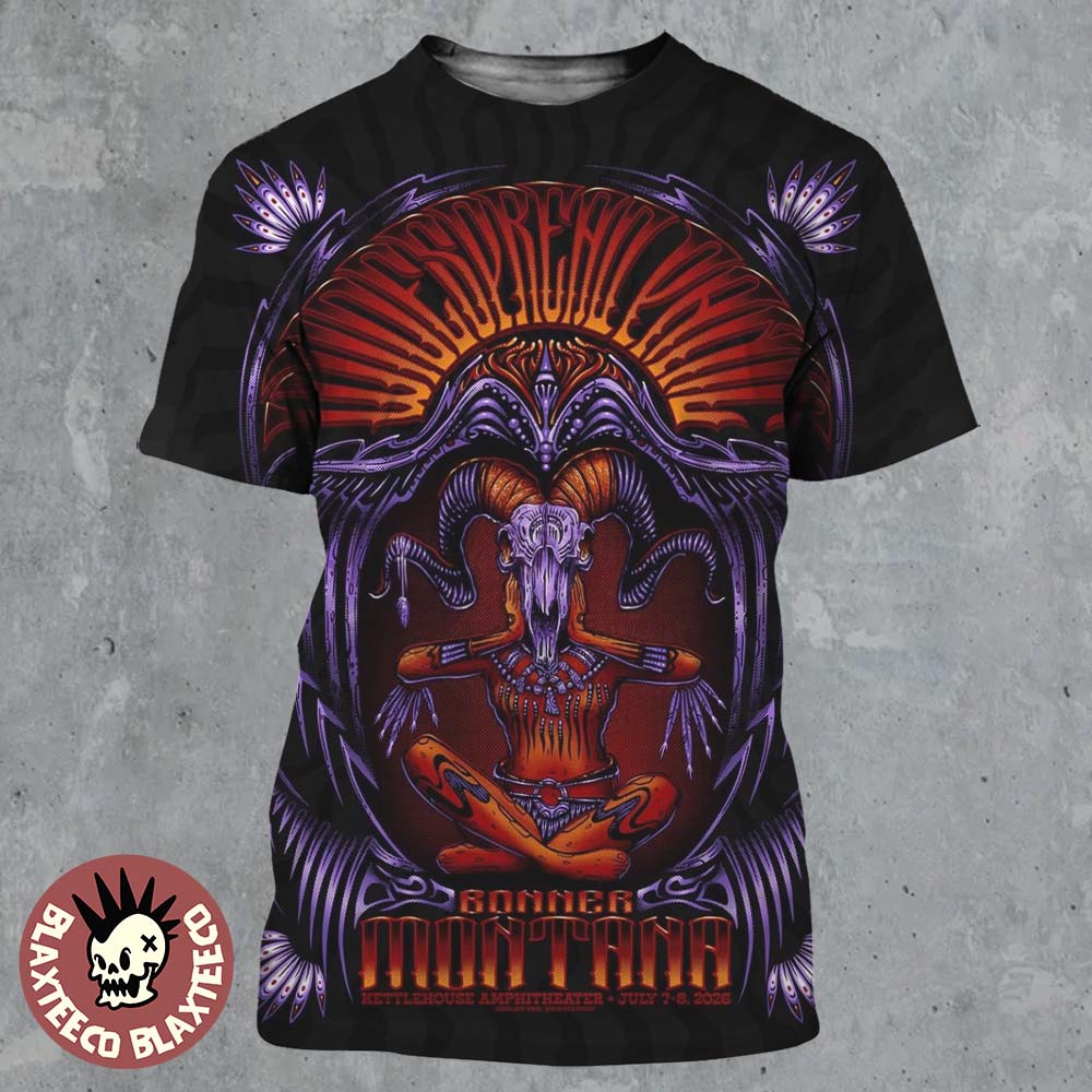 Widespread Panic Bonner Montana 2026 Merch Poster At Kettlehouse Amphitheater On July 7-8 2026 All Over Print Shirt Widespread Panic Bonner Montana 2026 Merch Poster At Kettlehouse Amphitheater On July 7-8 2026 All Over Print Shirt