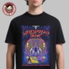 King Gizzard And The Lizard Wizard Field Of Vision US Tour 2026 Bootleg Poster For Shows In Bueno Vista Colorado And Queens New York On August 2026 T-Shirt