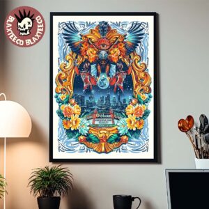 Widespread Panic Los Angeles CA 2026 Event Poster Live At The Orpheum Theatre On July 23 24 25 2026 Home Decor Poster Canvas