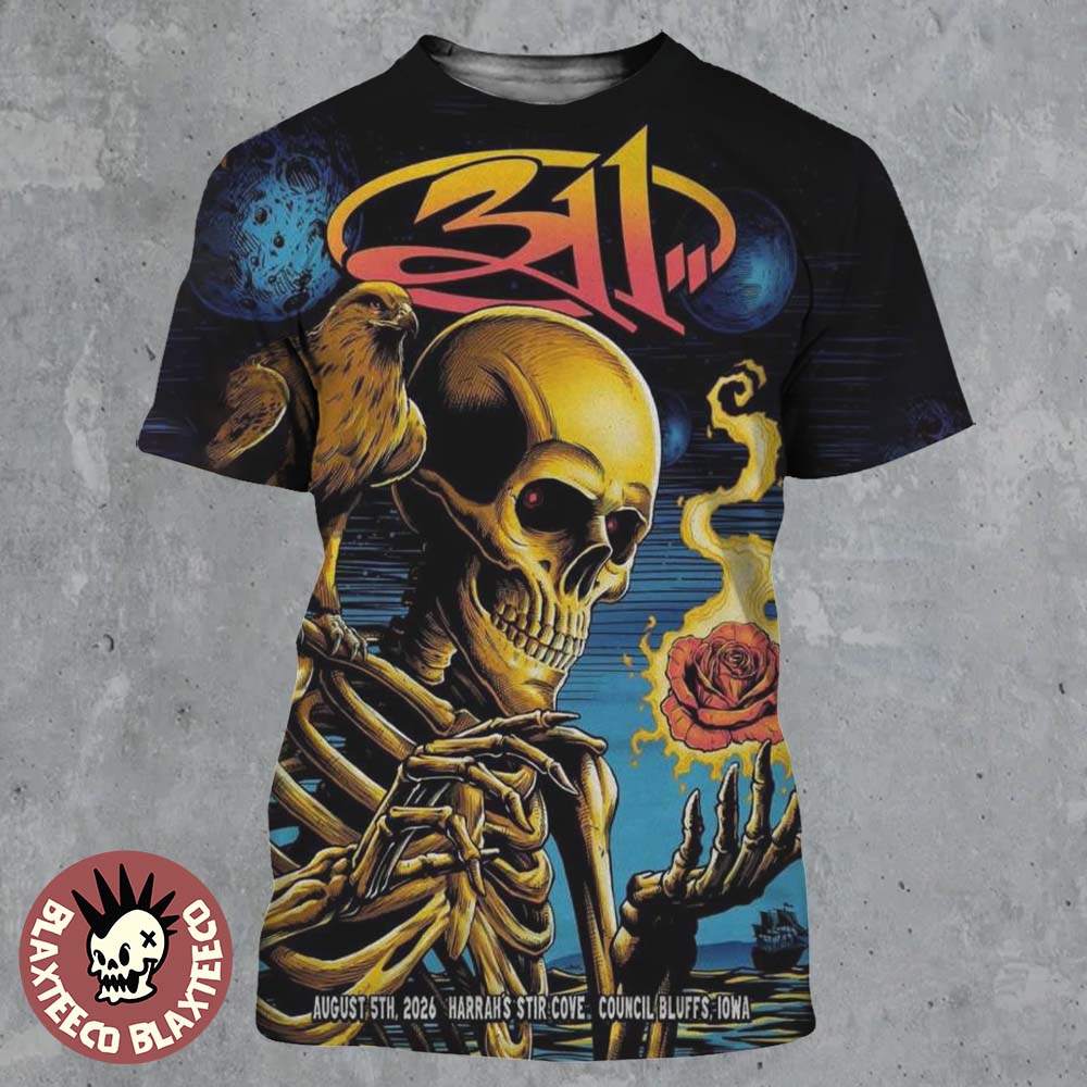311 Council Bluffs Iowa 2026 Exclusive Poster At Harrah's Stir Cove On August 5 2026 All Over Print Shirt 311 Council Bluffs Iowa 2026 Exclusive Poster At Harrah's Stir Cove On August 5 2026 All Over Print Shirt