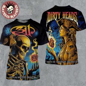 311 X Dirty Heads Council Bluffs Iowa 2026 Exclusive Combined Poster Set At Harrah’s Stir Cove On August 5 2026 All Over Print Shirt